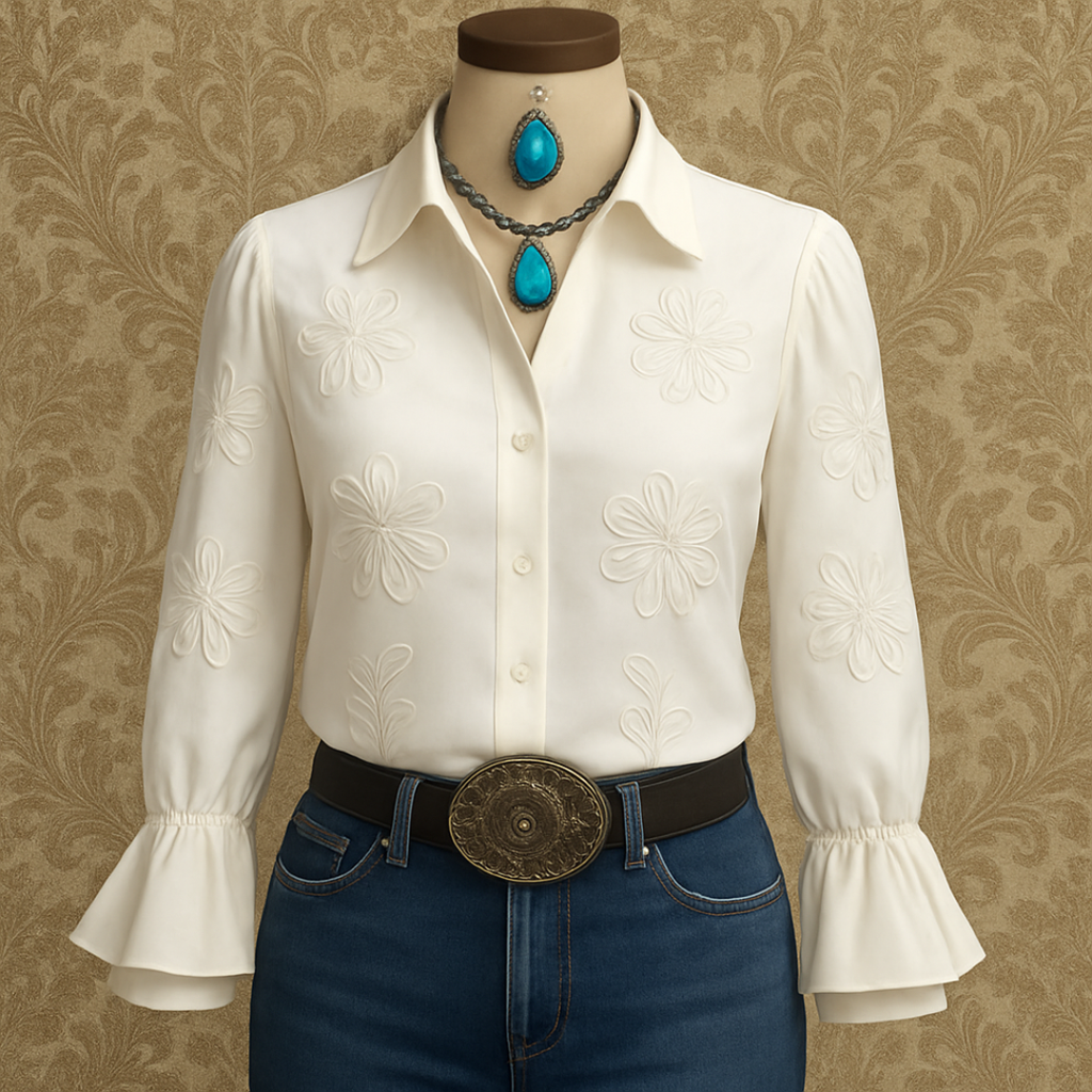 Casual Bluse mit Blumenprint