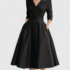 Rosalie | Elegantes Midikleid mit subtilem Glanz