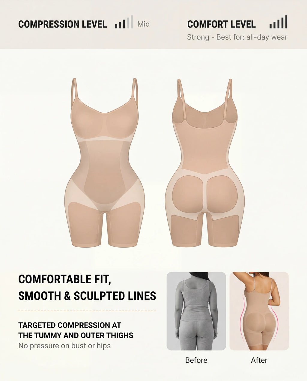 FitStyle Full Sculpt Bodysuit