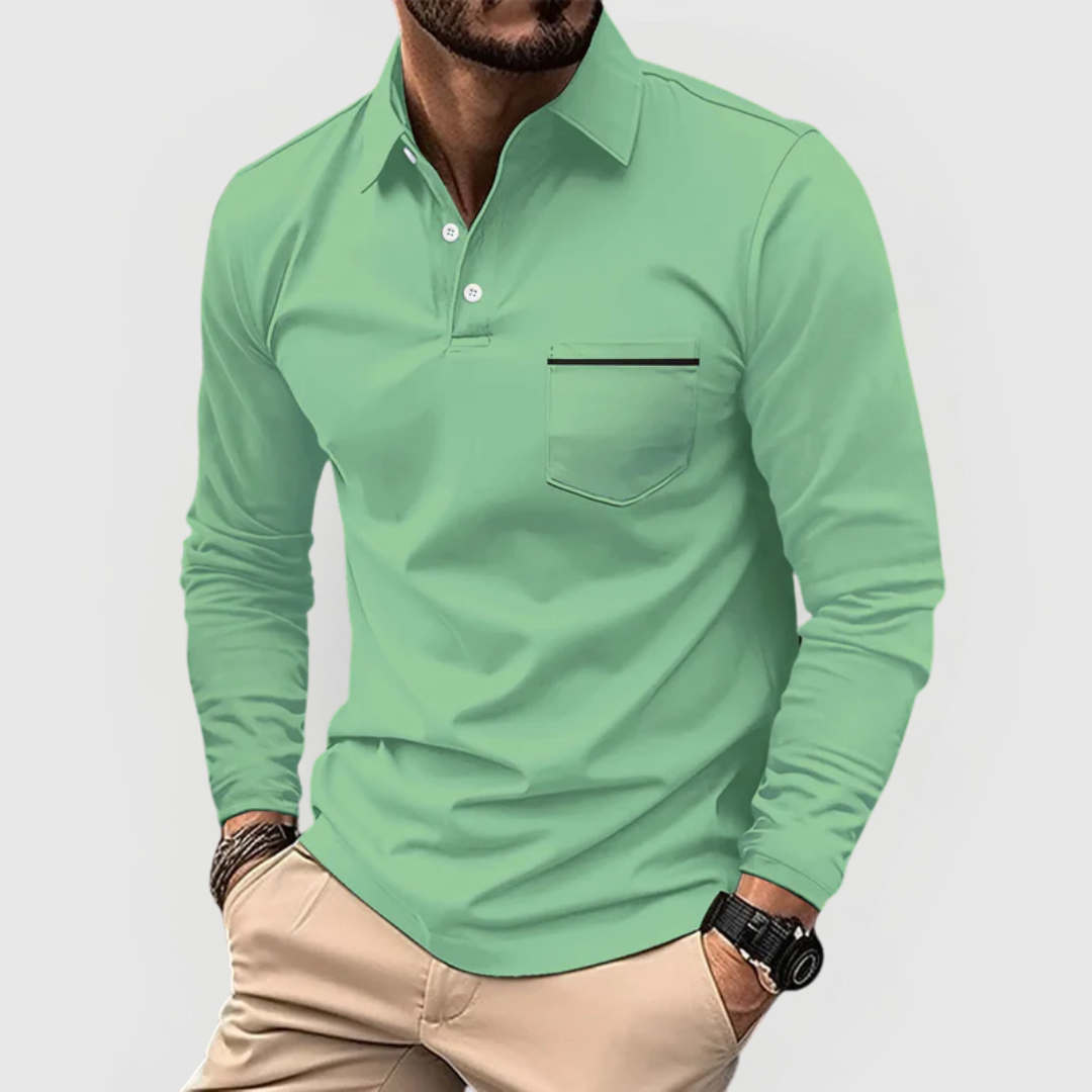 Fitstyle | Elegantes und bequemes Polo mit praktischer Tasche