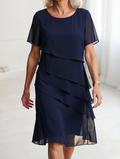 Juliette | Elegantes, fließendes Kleid mit Rüschen