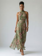 Naomi | Halter Maxi Kleid