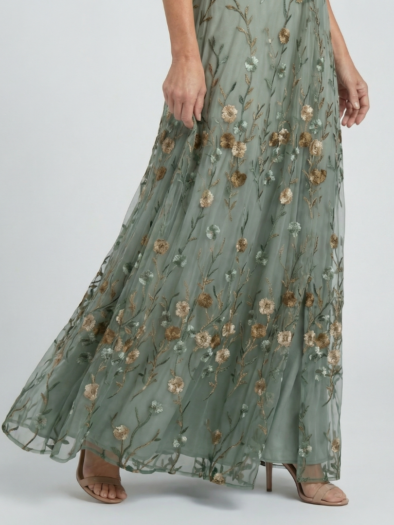 Selora | Halter Bloom Flow Maxi Kleid