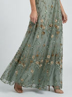 Selora | Halter Bloom Flow Maxi Kleid