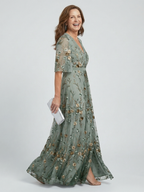 Selora | Halter Bloom Flow Maxi Kleid