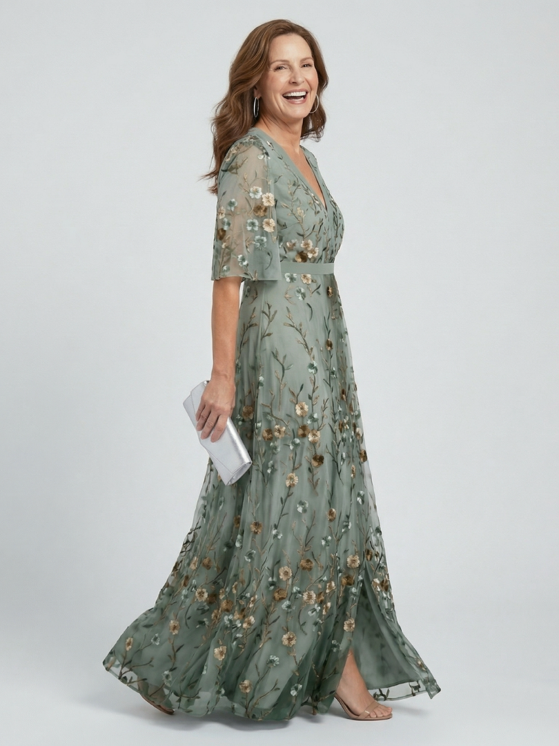 Selora | Halter Bloom Flow Maxi Kleid