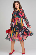 Florine – Elegantes Blumenkleid