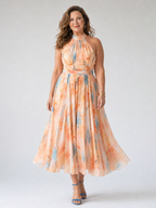 Elin | Weiches Halter-Midi-Kleid