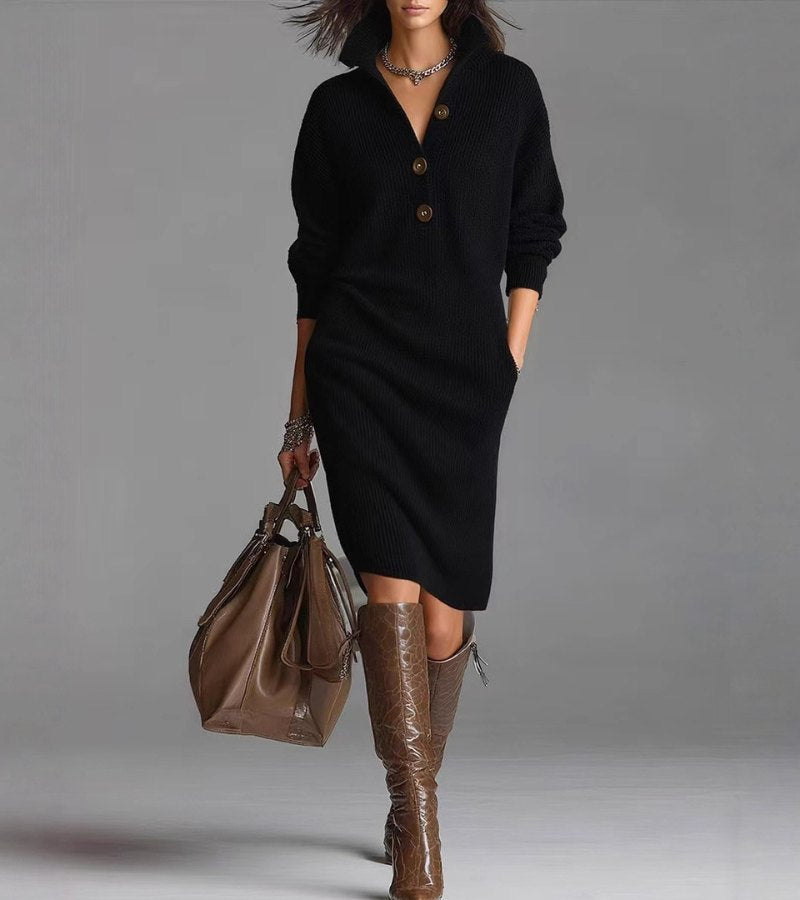 Scarlett | Elegantes Strickkleid mit zeitloser Ausstrahlung