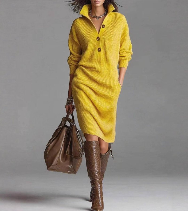 Scarlett | Elegantes Strickkleid mit zeitloser Ausstrahlung