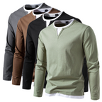 Fitstyle  | Langärmeliges Baumwoll-T-Shirt