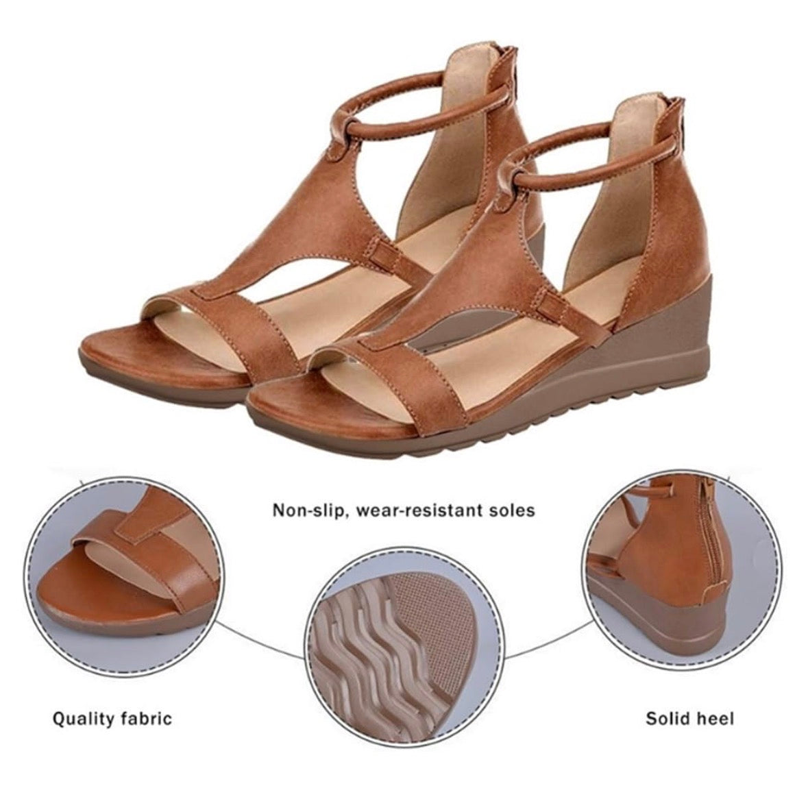 Amara | Elegante Orthopädische Sandalen