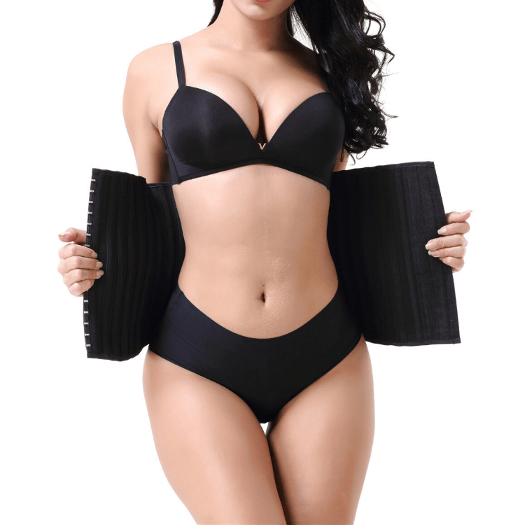 Latex Waist Trainer Korsett mit 3 Hakenverschlüssen