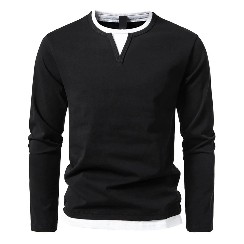 Fitstyle  | Langärmeliges Baumwoll-T-Shirt