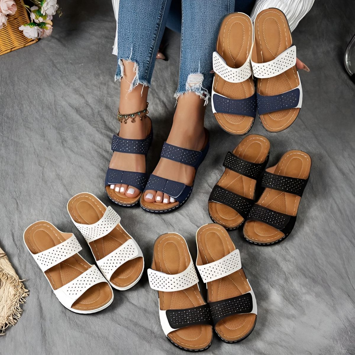 Lynn | Elegante Orthopädische Sandalen