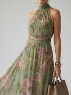Naomi | Halter Maxi Kleid