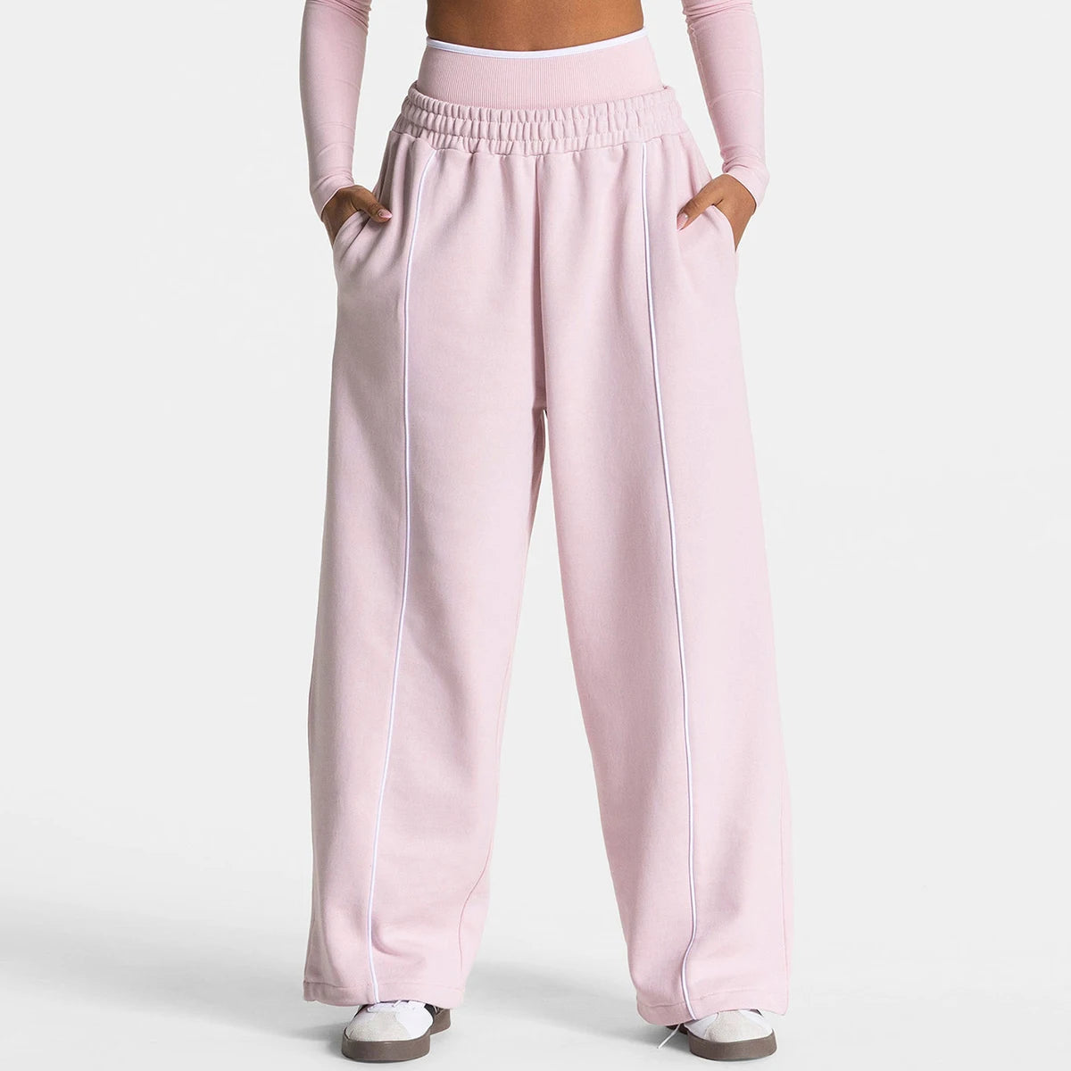 Lässige Yogahose mit geradem Bein