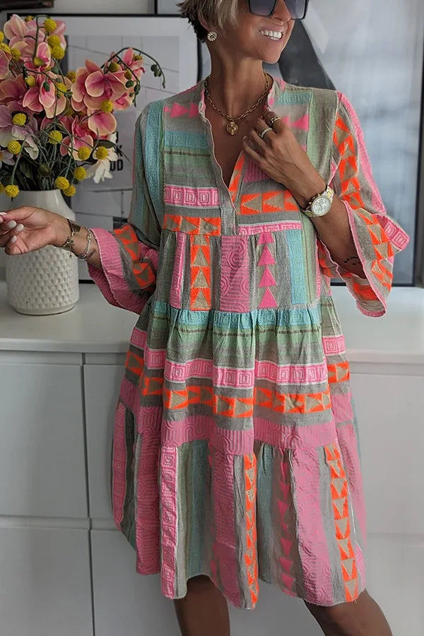 Juliane | Luftiges Boho-Stufen-Swingkleid