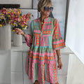 Juliane | Luftiges Boho-Stufen-Swingkleid