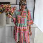 Juliane | Luftiges Boho-Stufen-Swingkleid
