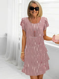 Isabelle | Elegante, fließende Kleid mit Rüschen