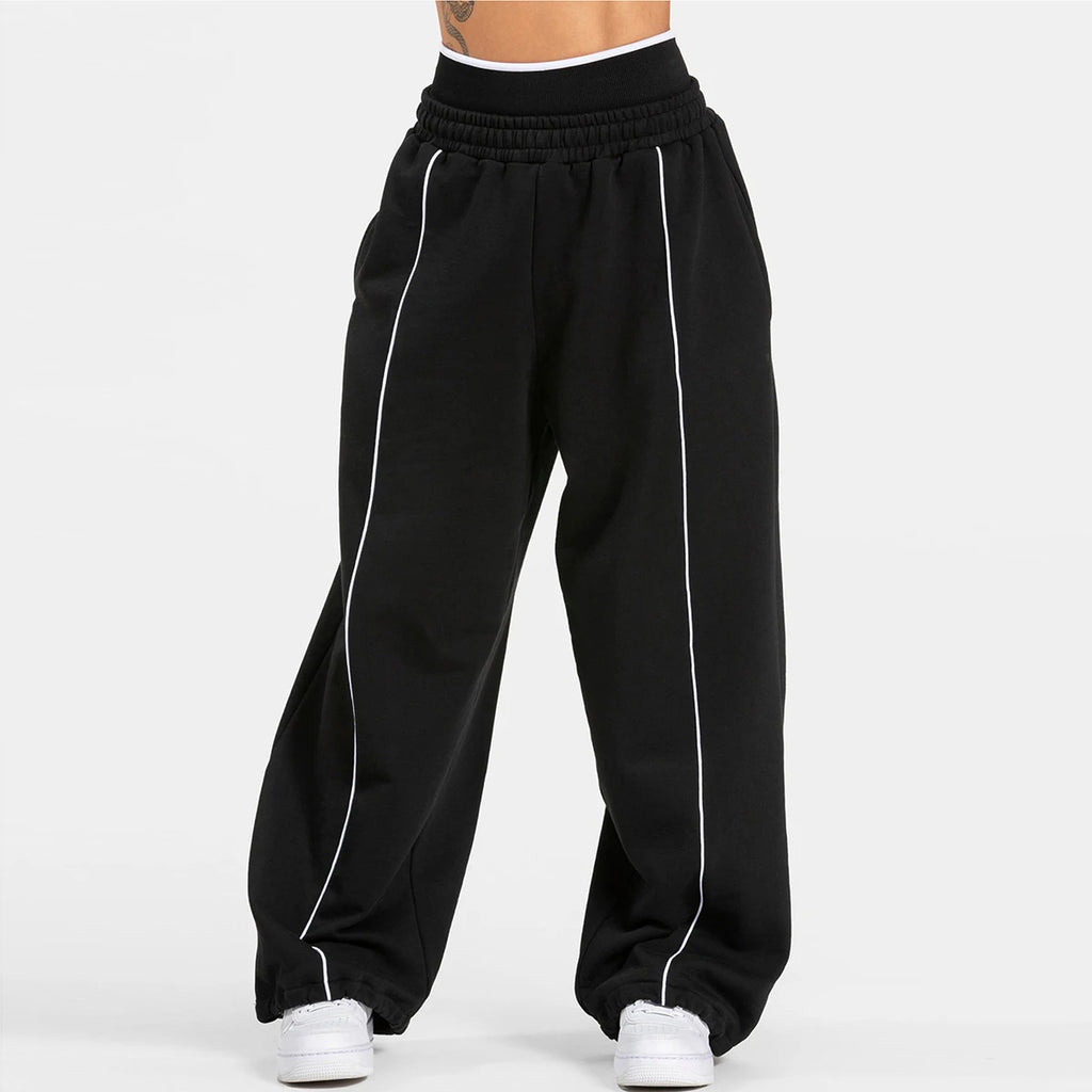 Lässige Yogahose mit geradem Bein