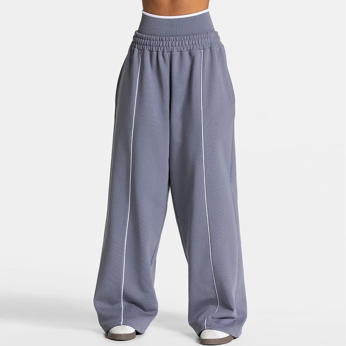 Lässige Yogahose mit geradem Bein