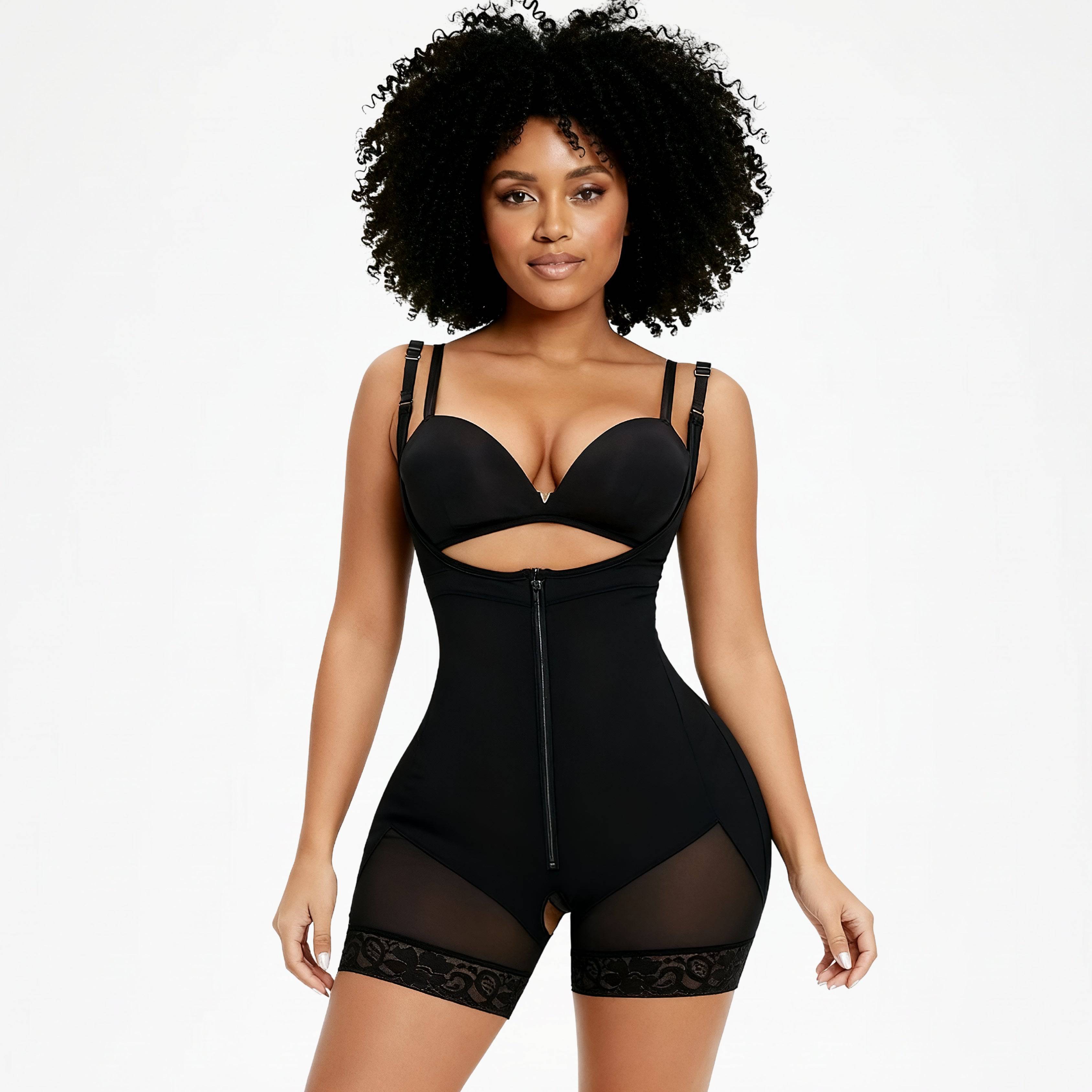 Formender Shapewear Body mit Häkchen und Reißverschluss