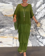 Lara – Elegantes, fließendes Maxikleid