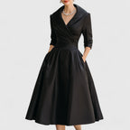 Rosalie | Elegantes Midikleid mit subtilem Glanz