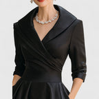 Rosalie | Elegantes Midikleid mit subtilem Glanz