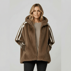 Alessandra | Weiche Jacke mit Kapuze und Reißverschluss