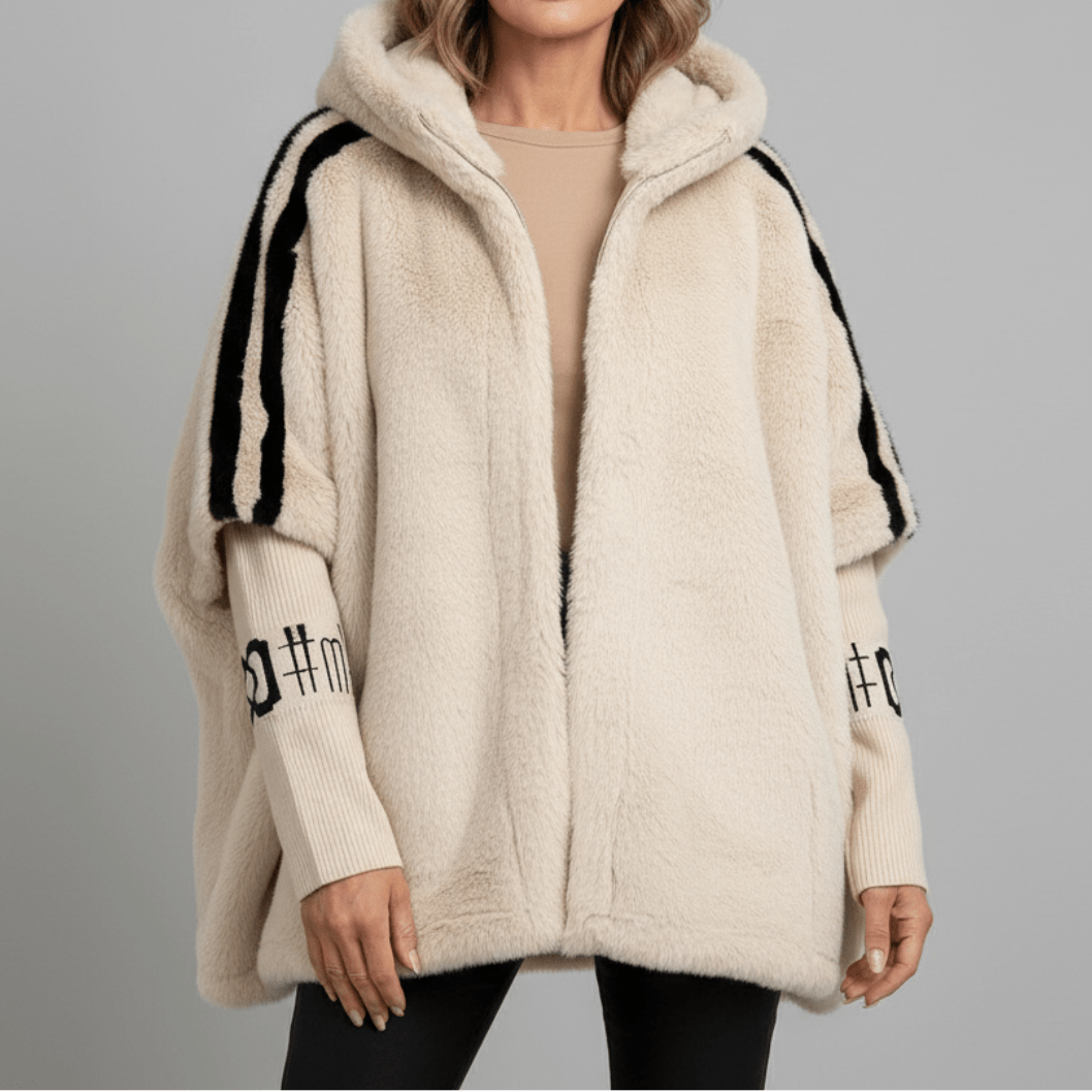 Alessandra | Weiche Jacke mit Kapuze und Reißverschluss