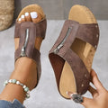 Marie | Orthopädische Sandalen mit Keilabsatz