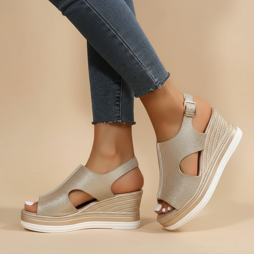 Maeve | Entspannte Keilsandalen