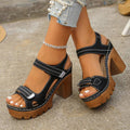 Ruth | Orthopädische Plattformsandalen mit breiter Zehenbox