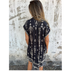 Zafira | Boho Leinenkleid