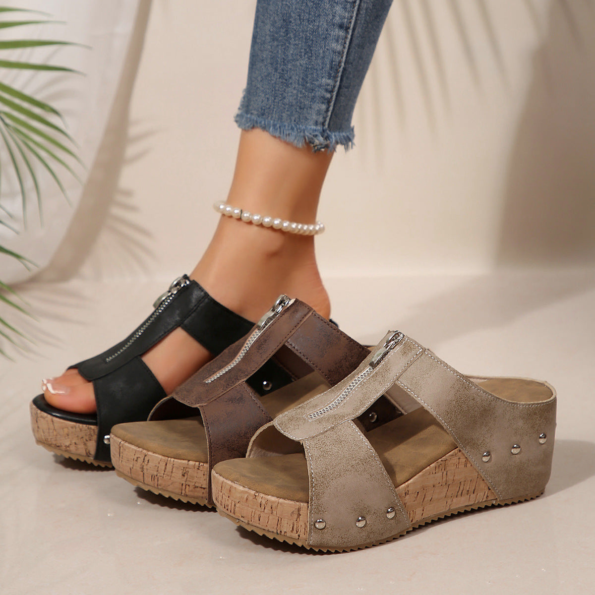 Gigi | Stylische Keilsandalen