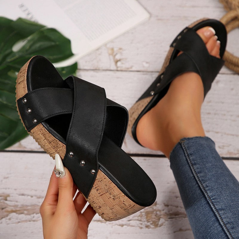 Oakley – Boho Wedge Sandalen