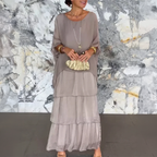 Lara – Elegantes, fließendes Maxikleid