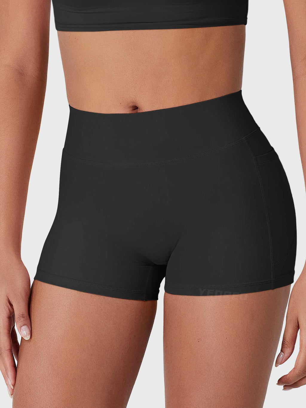 Fitstyle Eloiwen 3,6" Mid-Rise Shorts mit Taschen