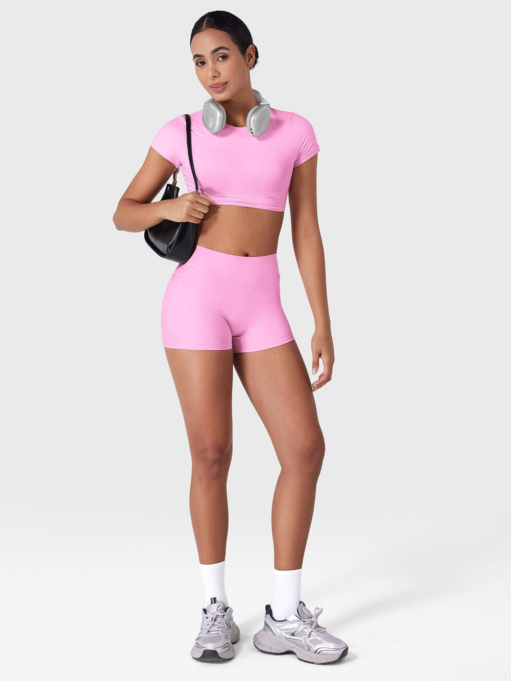 Fitstyle Eloiwen 3,6" Mid-Rise Shorts mit Taschen
