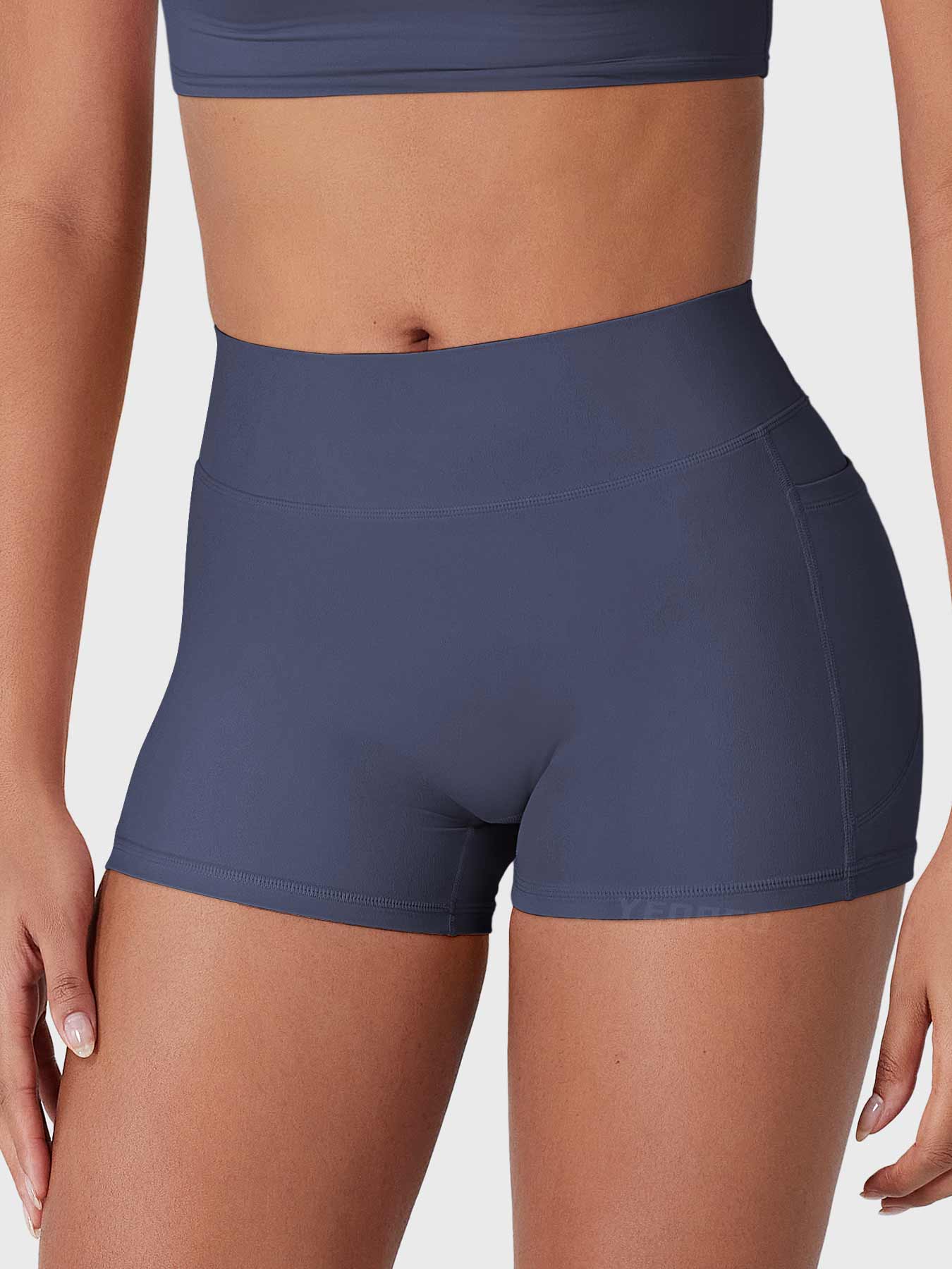 Fitstyle Eloiwen 3,6" Mid-Rise Shorts mit Taschen