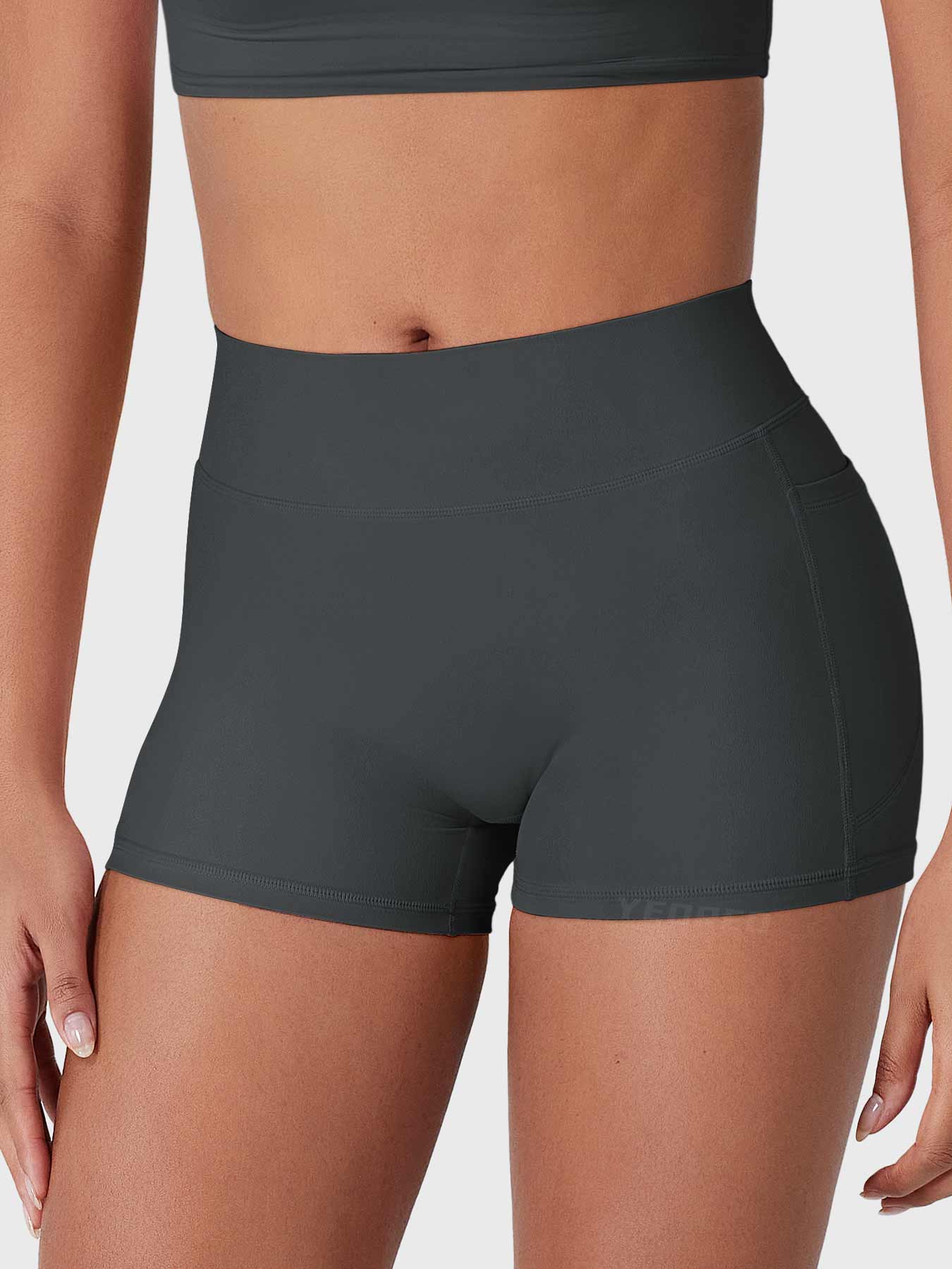 Fitstyle Eloiwen 3,6" Mid-Rise Shorts mit Taschen
