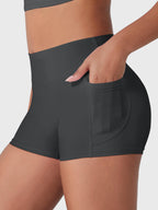 Fitstyle Eloiwen 3,6" Mid-Rise Shorts mit Taschen