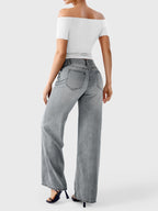 FitStyle Luzlie Off-Shoulder Kurzarm-Top